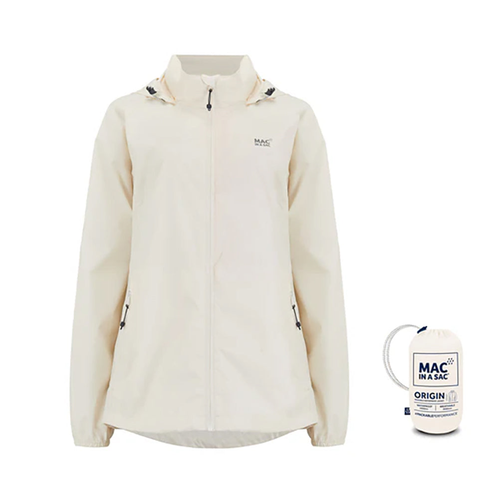 Packable Waterproof Jacket - Ivory