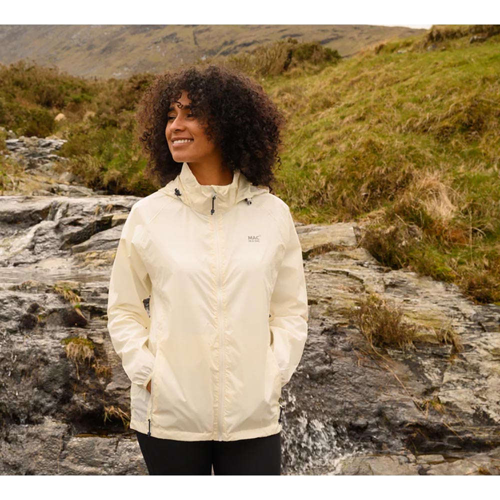 Packable Waterproof Jacket - Ivory