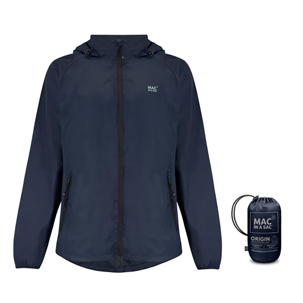 Packable Waterproof Jacket - Navy