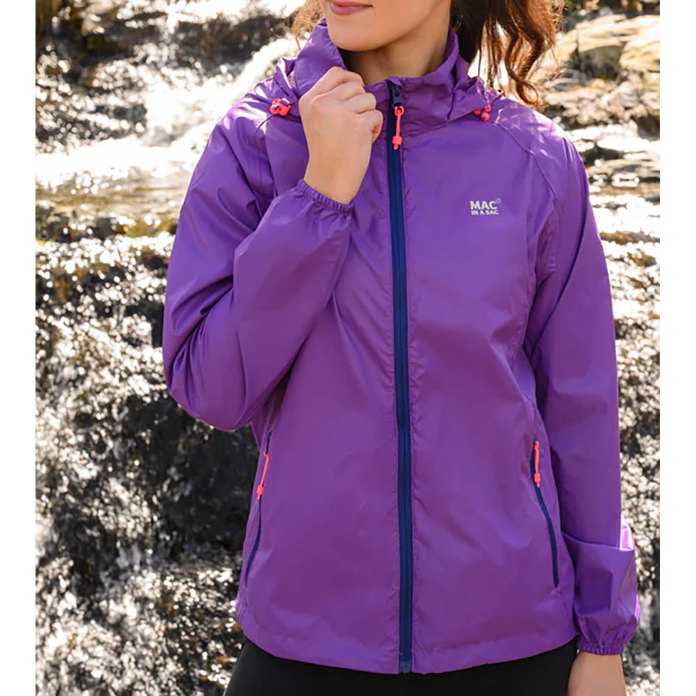 Packable Waterproof Jacket - Purple