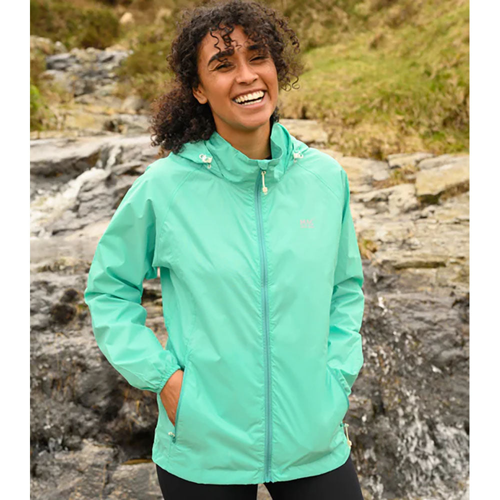 Mint green rain jacket on sale