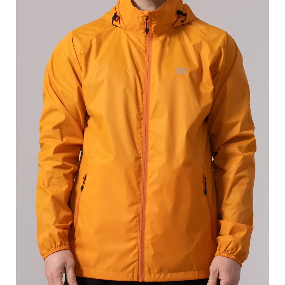 Packable Waterproof Jacket - Soft Orange