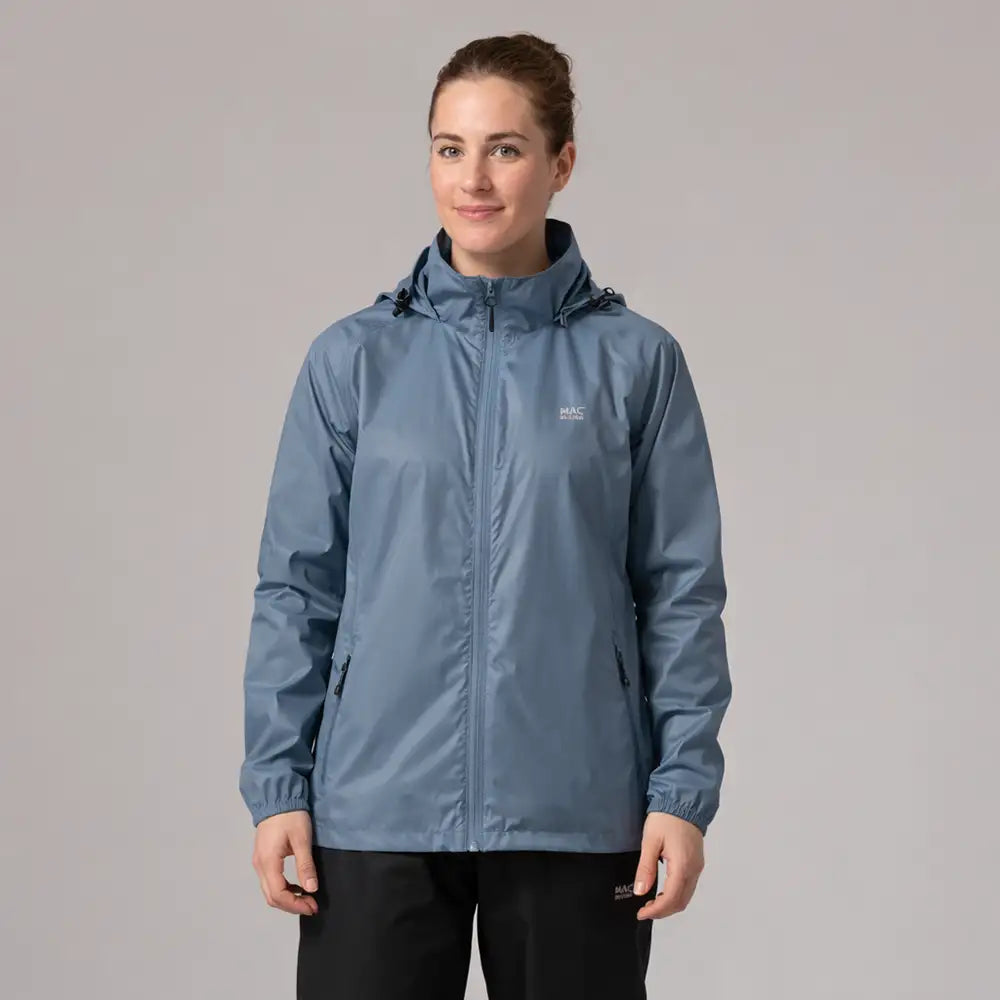 Packable Waterproof Jacket - Steel Grey