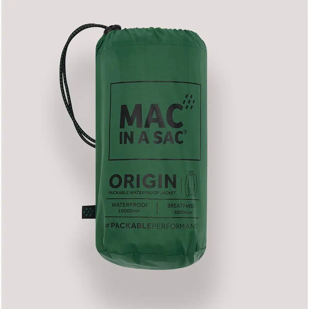 Packable Waterproof Jacket - Forest Green