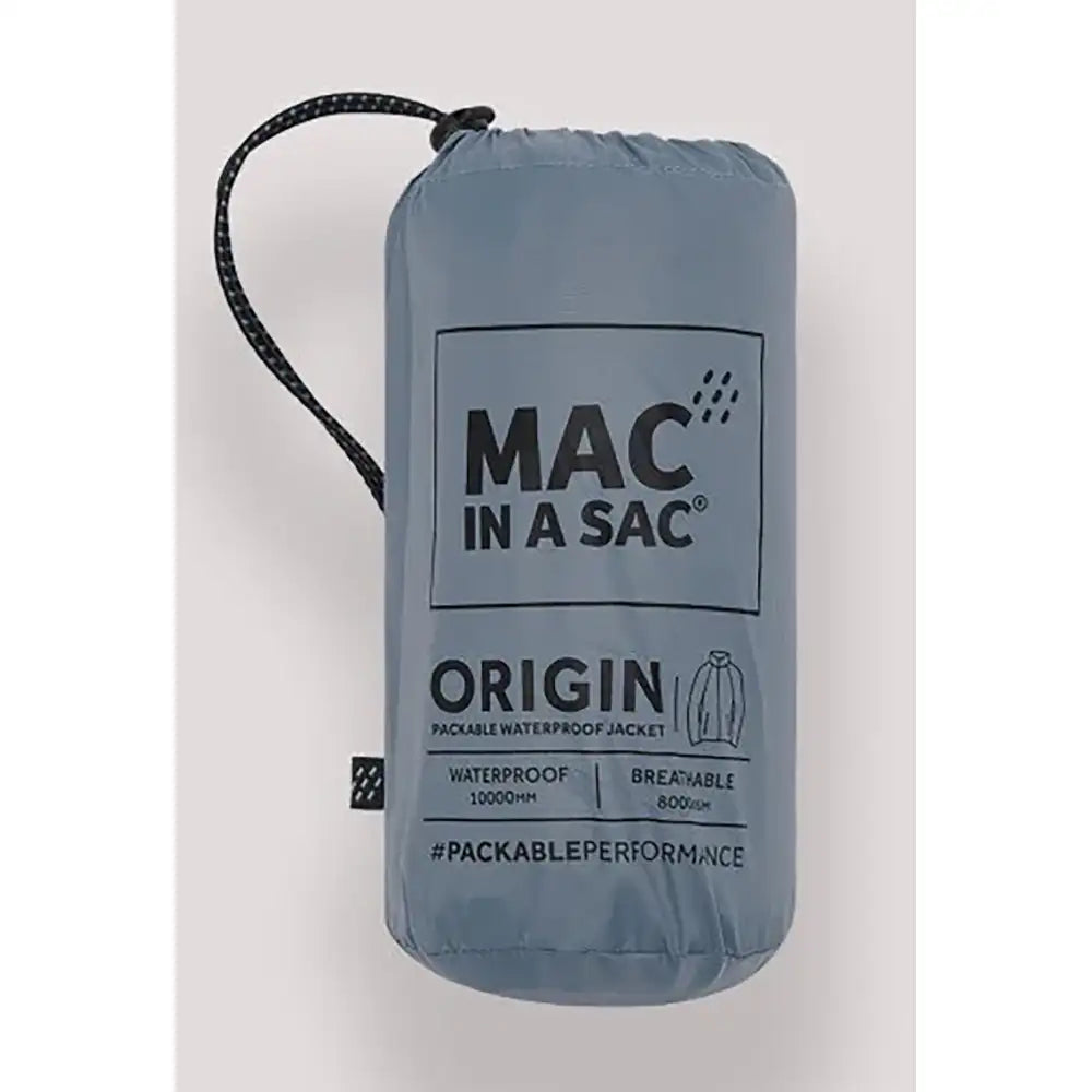 Packable Waterproof Jacket - Steel Grey