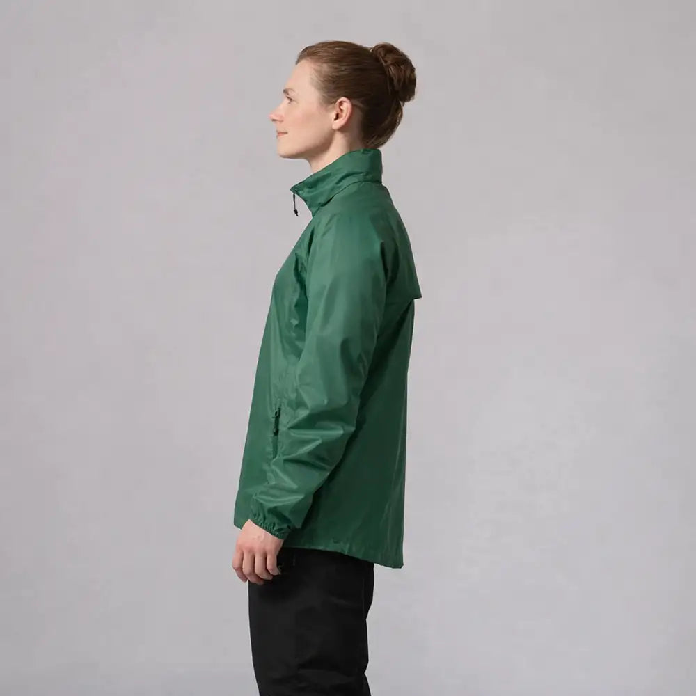 Packable Waterproof Jacket - Forest Green
