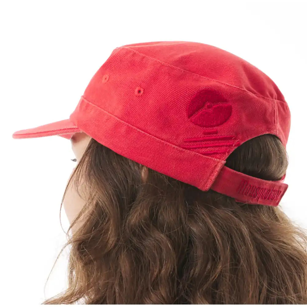Adjustable Canvas Baseball Cap - Piment Red
