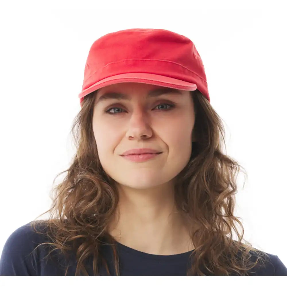 Adjustable Canvas Baseball Cap - Piment Red