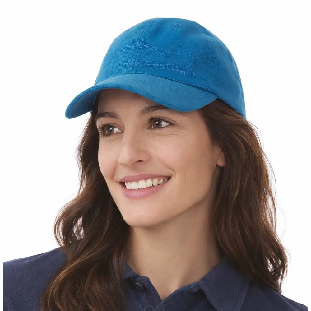 Adjustable Canvas Baseball Cap - Abyss Blue