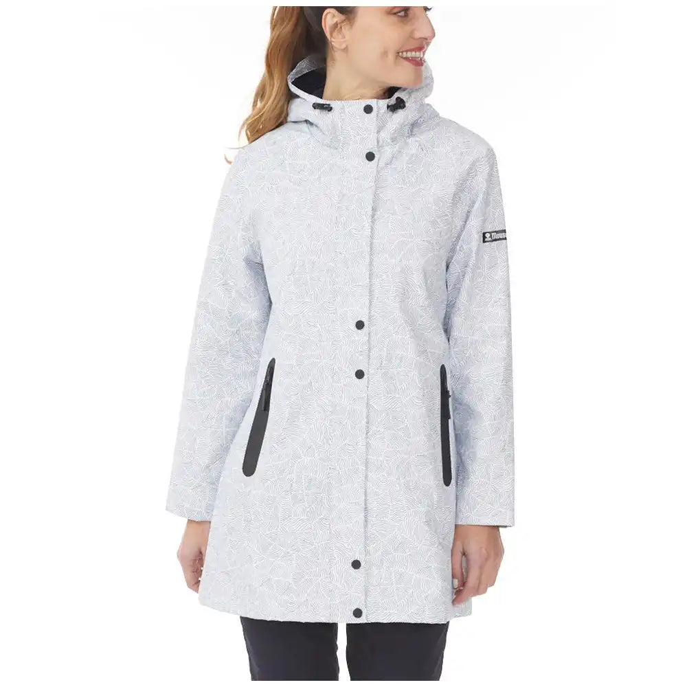 Cotton Canvas Waterproof Jacket - Fossil White