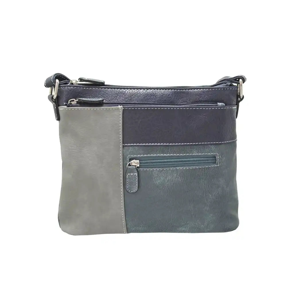 Molly Patch Work Bag - Navy Multi