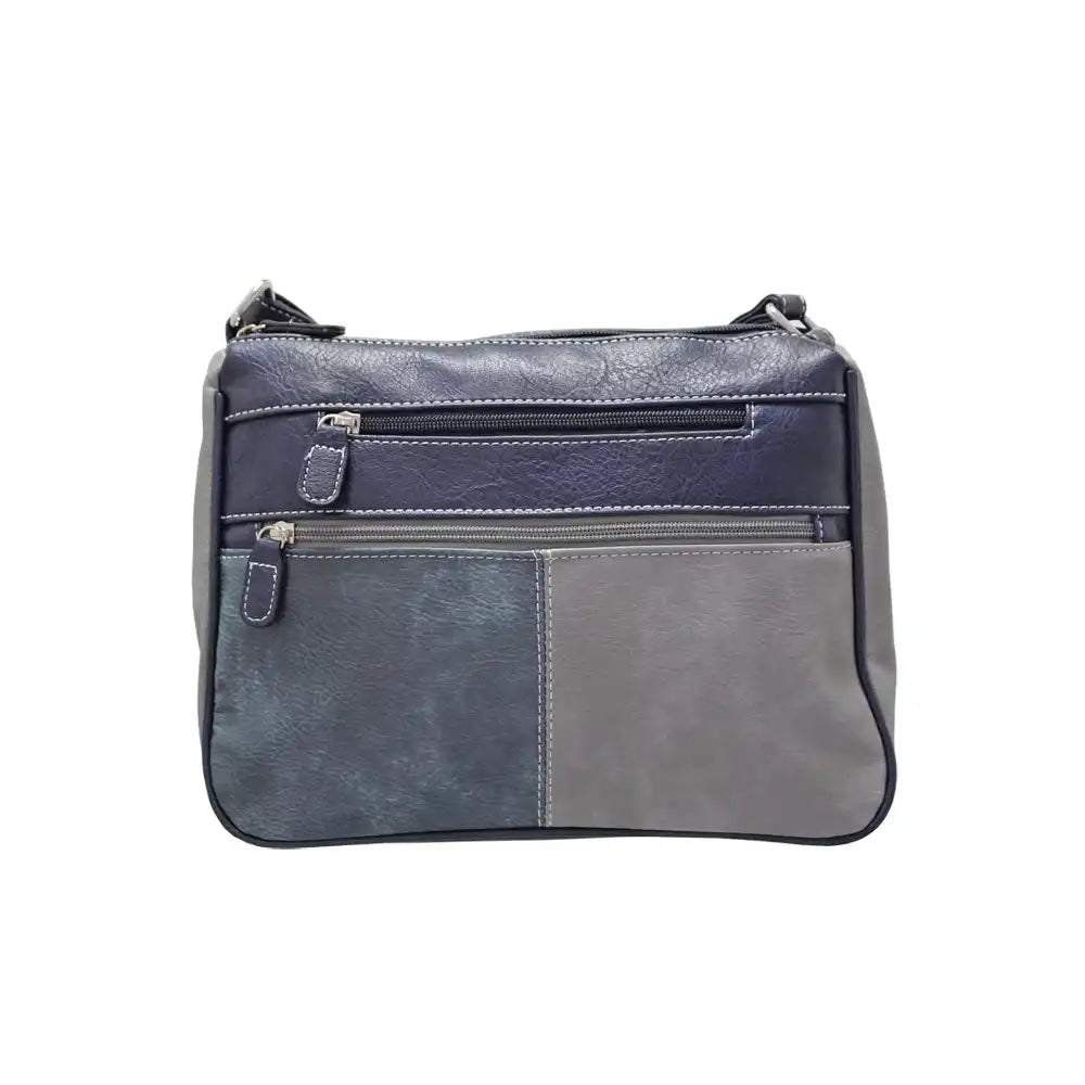 Cathy Patch Work Bag - Navy Multi
