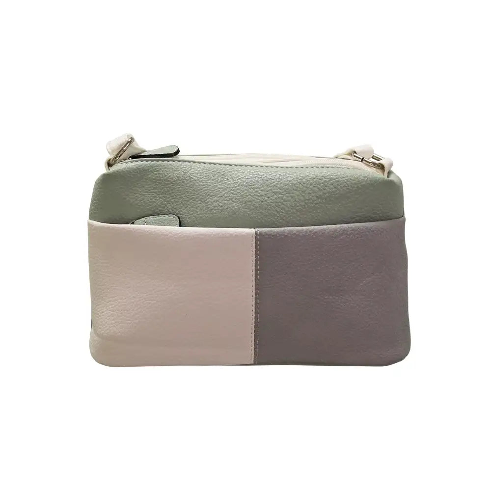 Isla Cross Body Bag - Mint & Grey