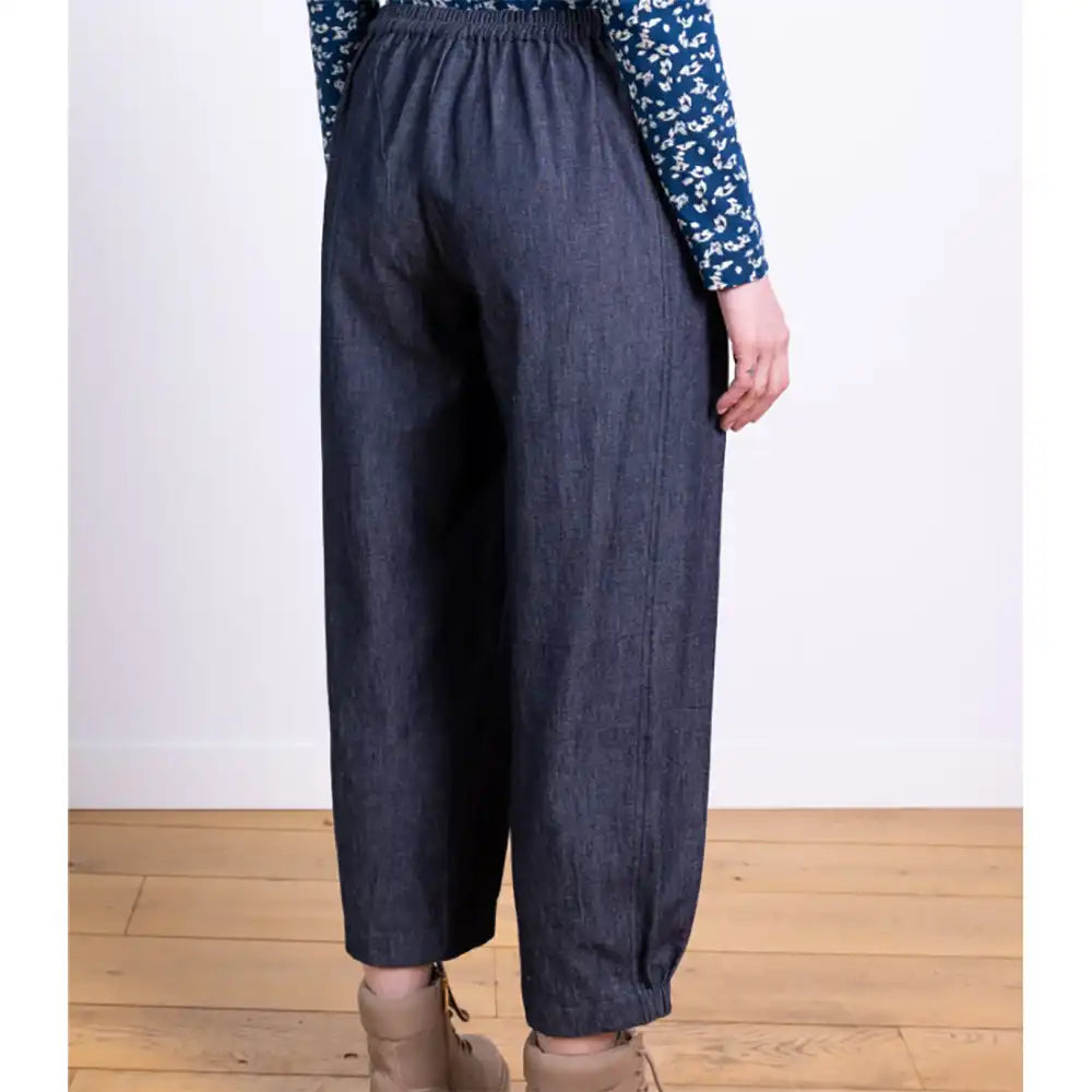 Elasticated Bubble Trousers - Chambray