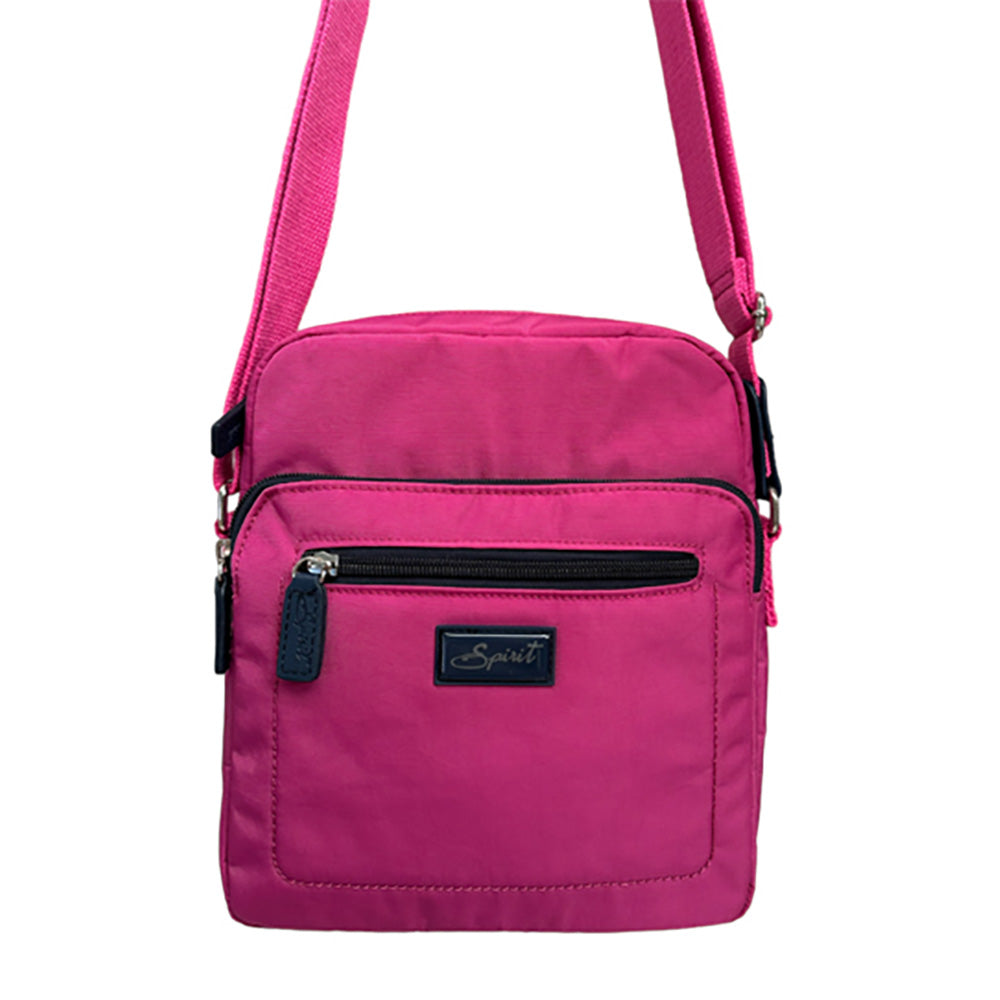 Spirit Cross Body Bag - Fuchsia & Navy