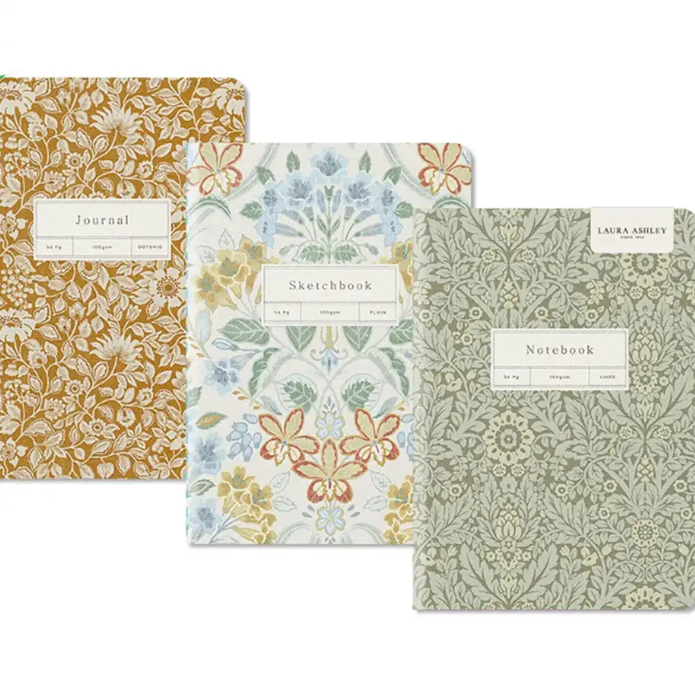 3x Stitched Notebook Set - Delamore