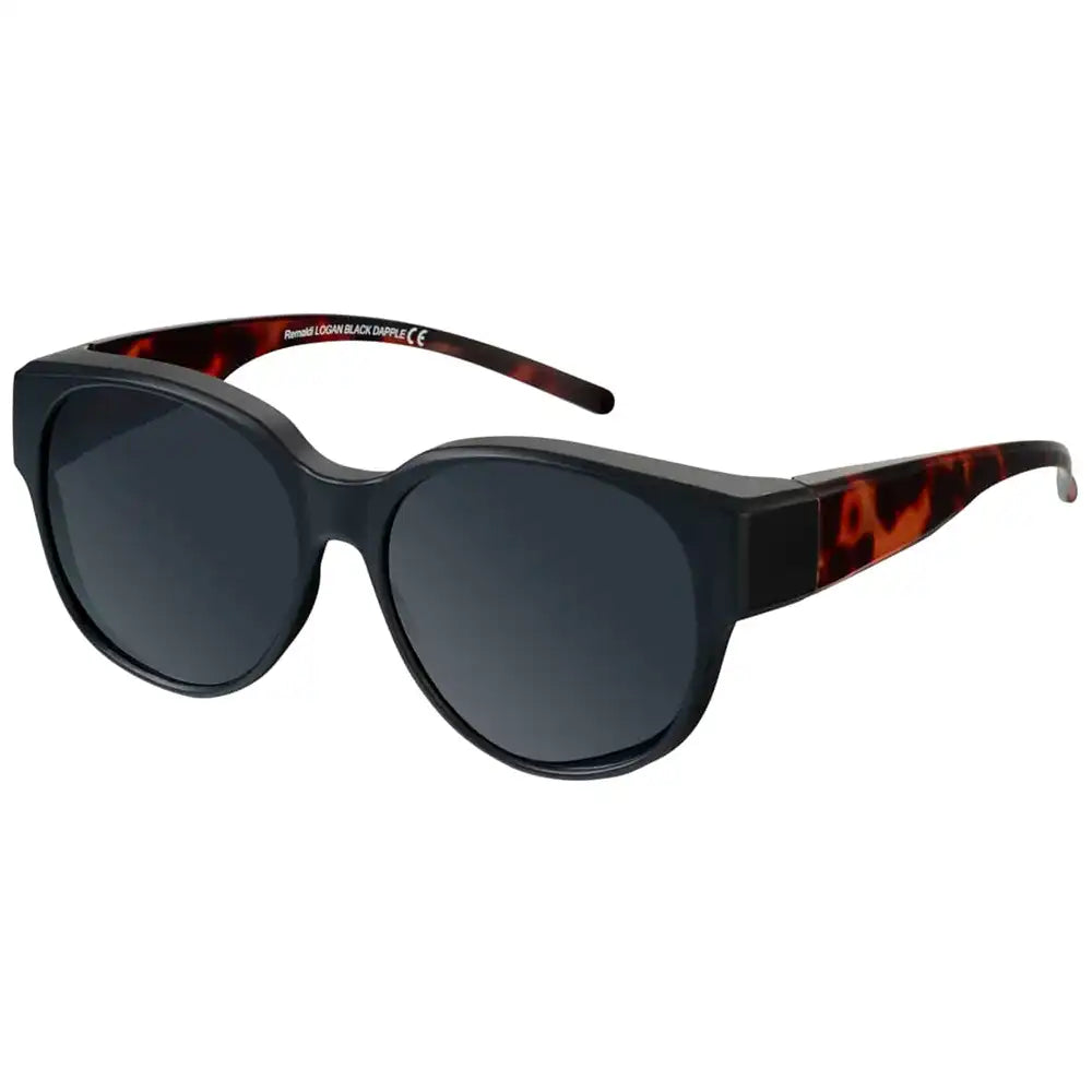 Logan Sun OverGlasses - Black Dapple
