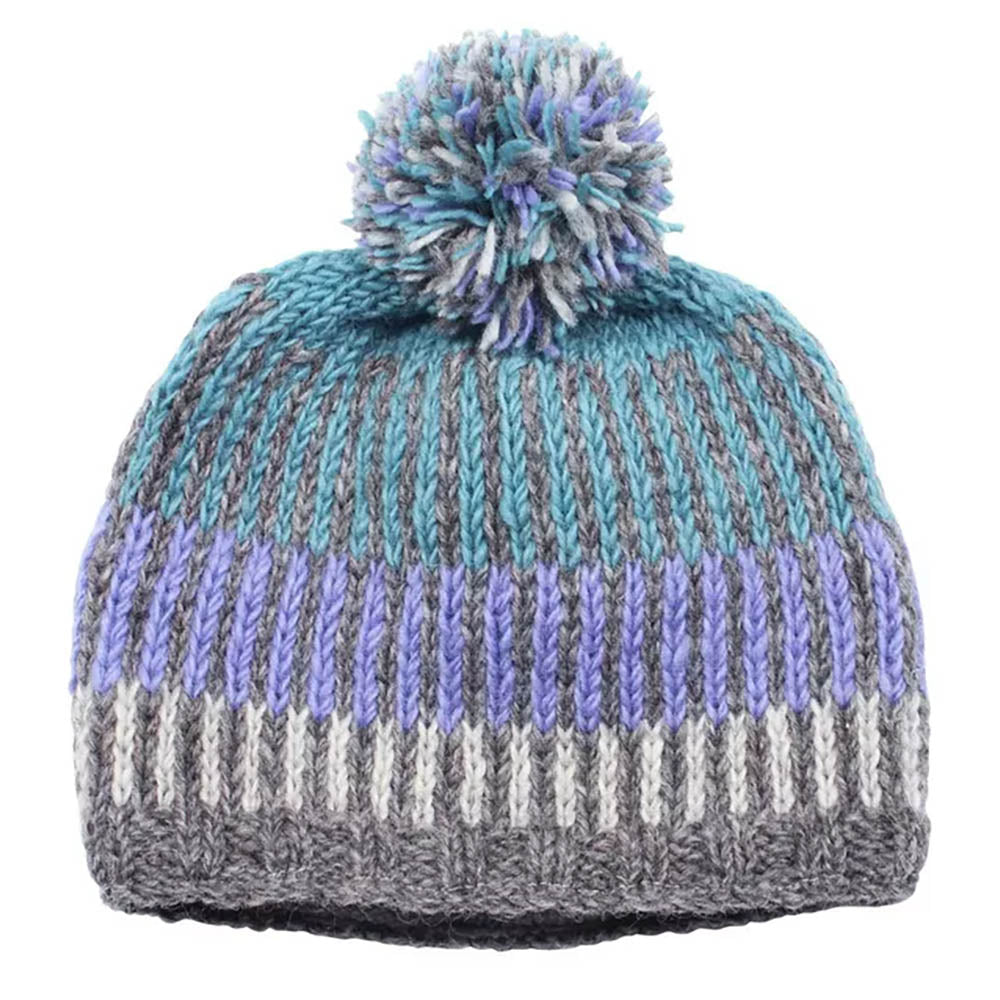 Pachamama Dunoon Bobble Beanie Teal