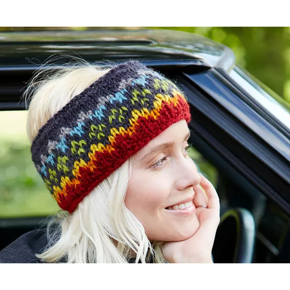 Pachamama Clifden Headband Charcoal