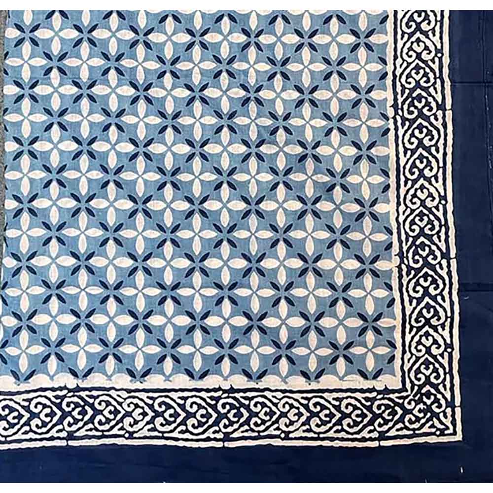 Fair Trade Cotton Sarong Blue