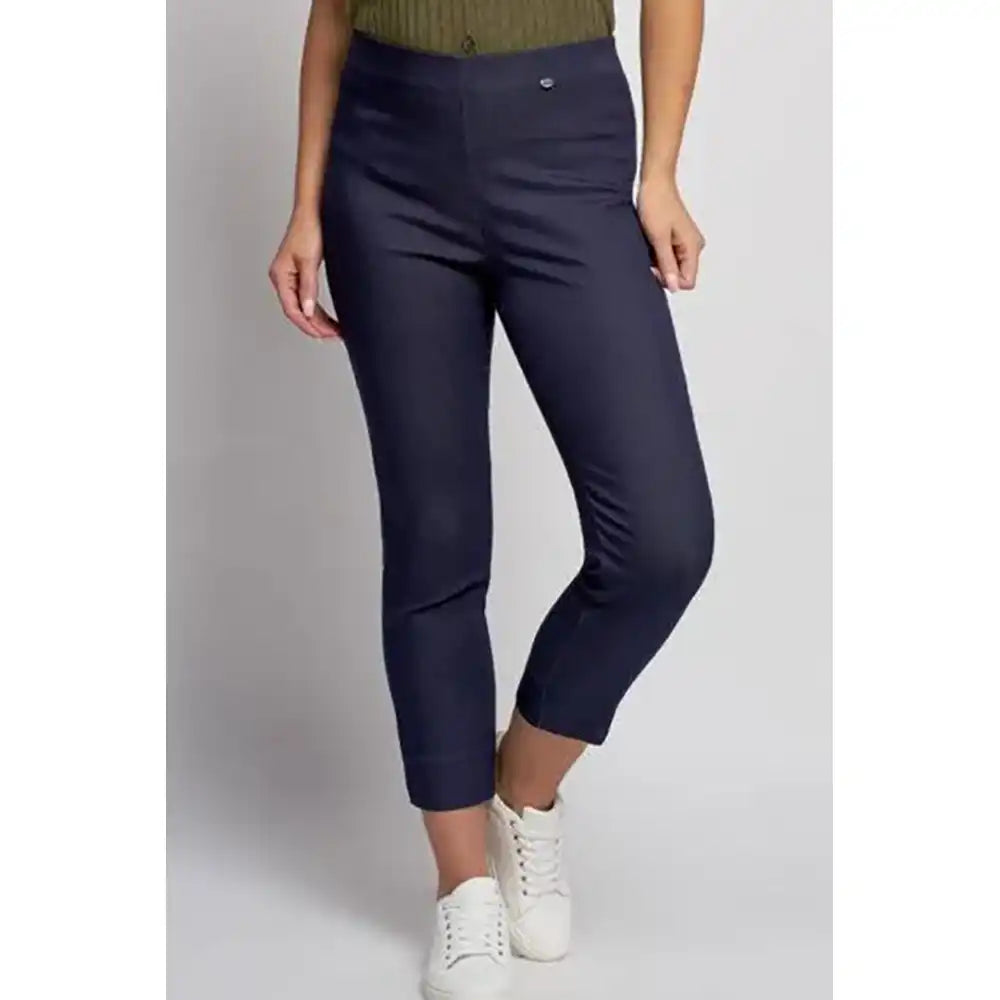 Denim Blue Slub Bengaline Trousers