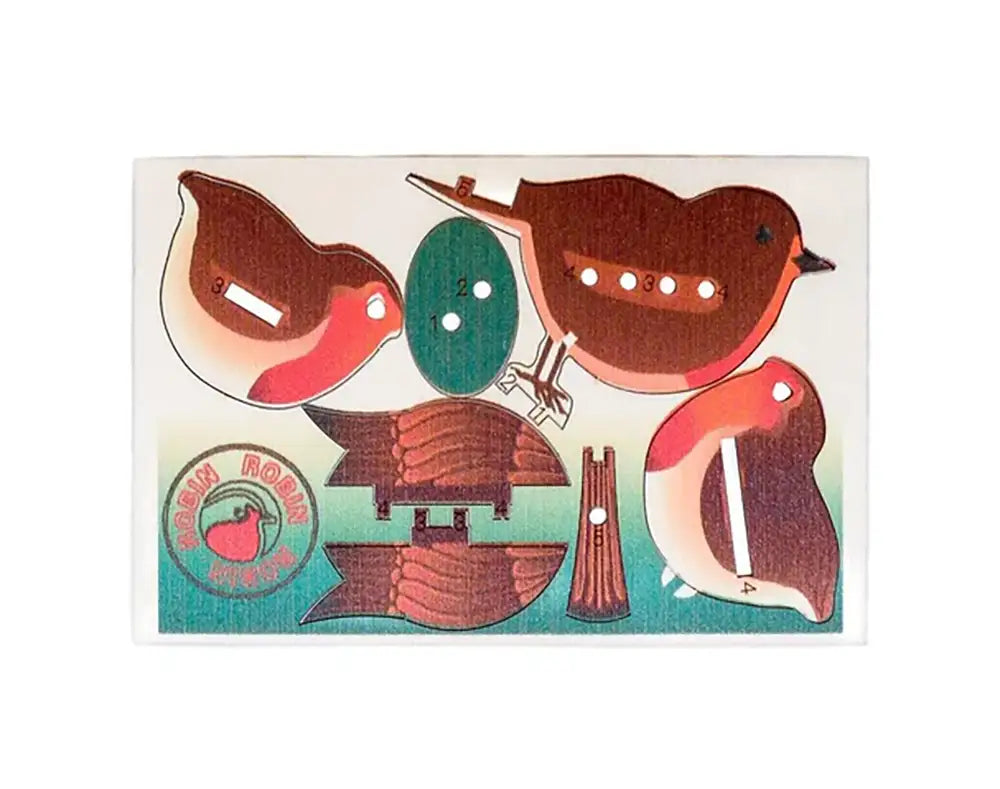 Pop-Up Robin Postcard