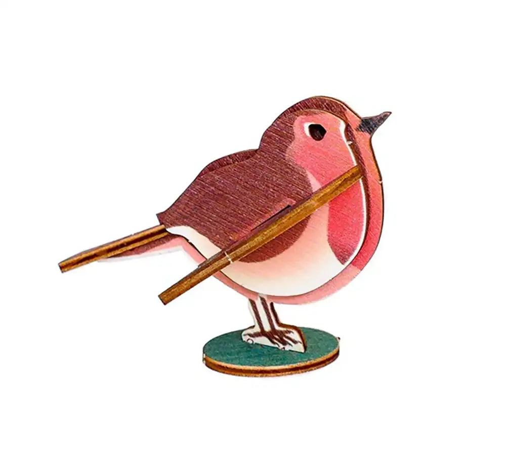 Pop-Up Robin Postcard