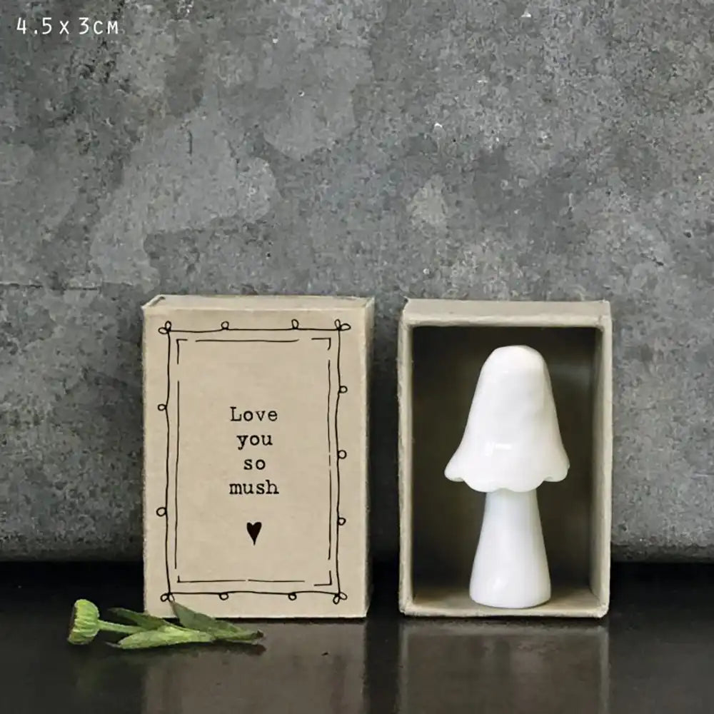 Porcelain Matchbox - Mushroom