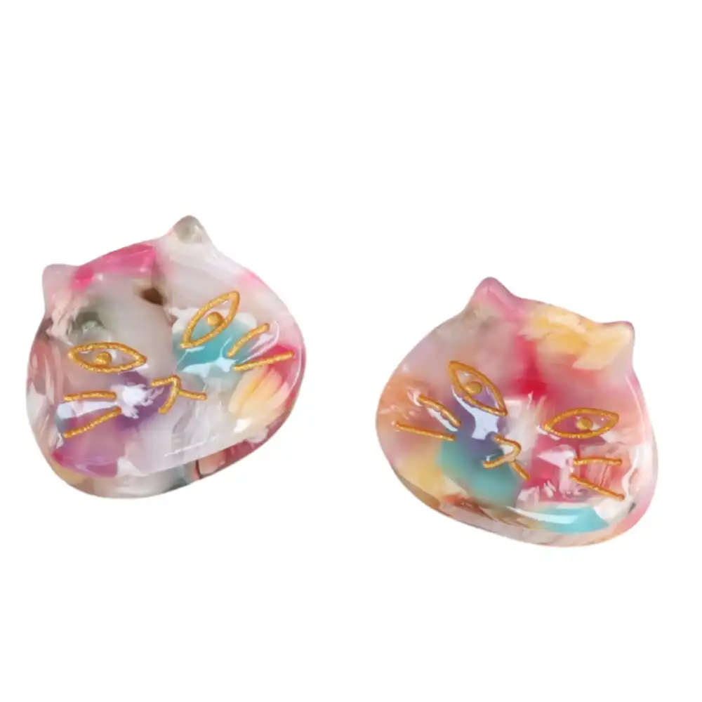 Cat Face Mini Hair Claws 2 Pack