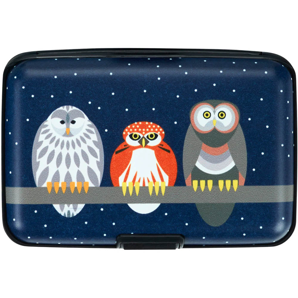 Aluminium Wallet - Three Owls