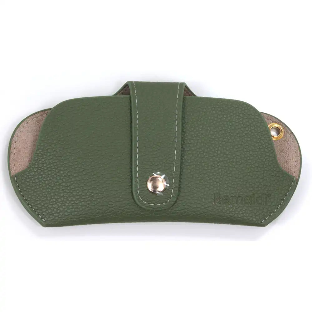 Green glasses case