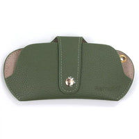 Green glasses case
