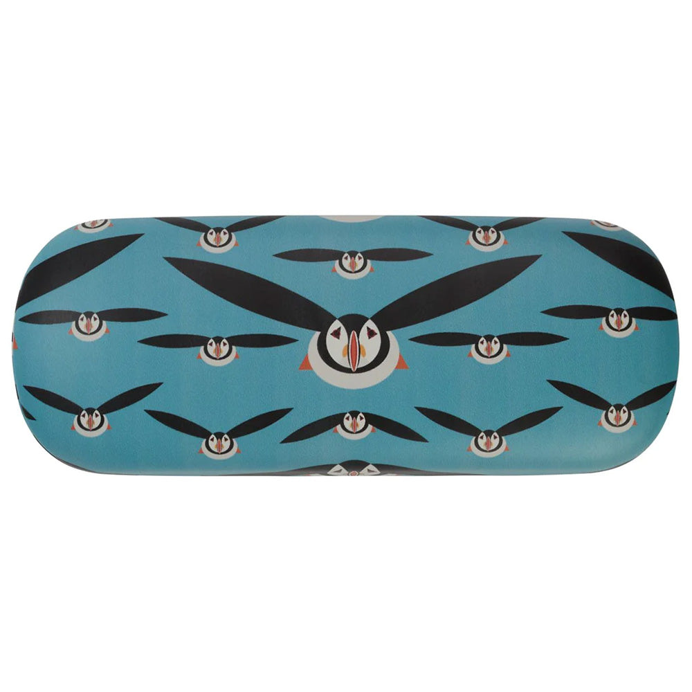 Remaldi Glasses Case - Flying Puffins