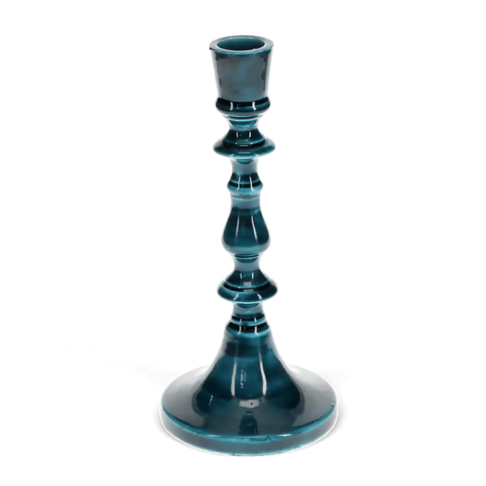 Enamel Candle Stick - Blue