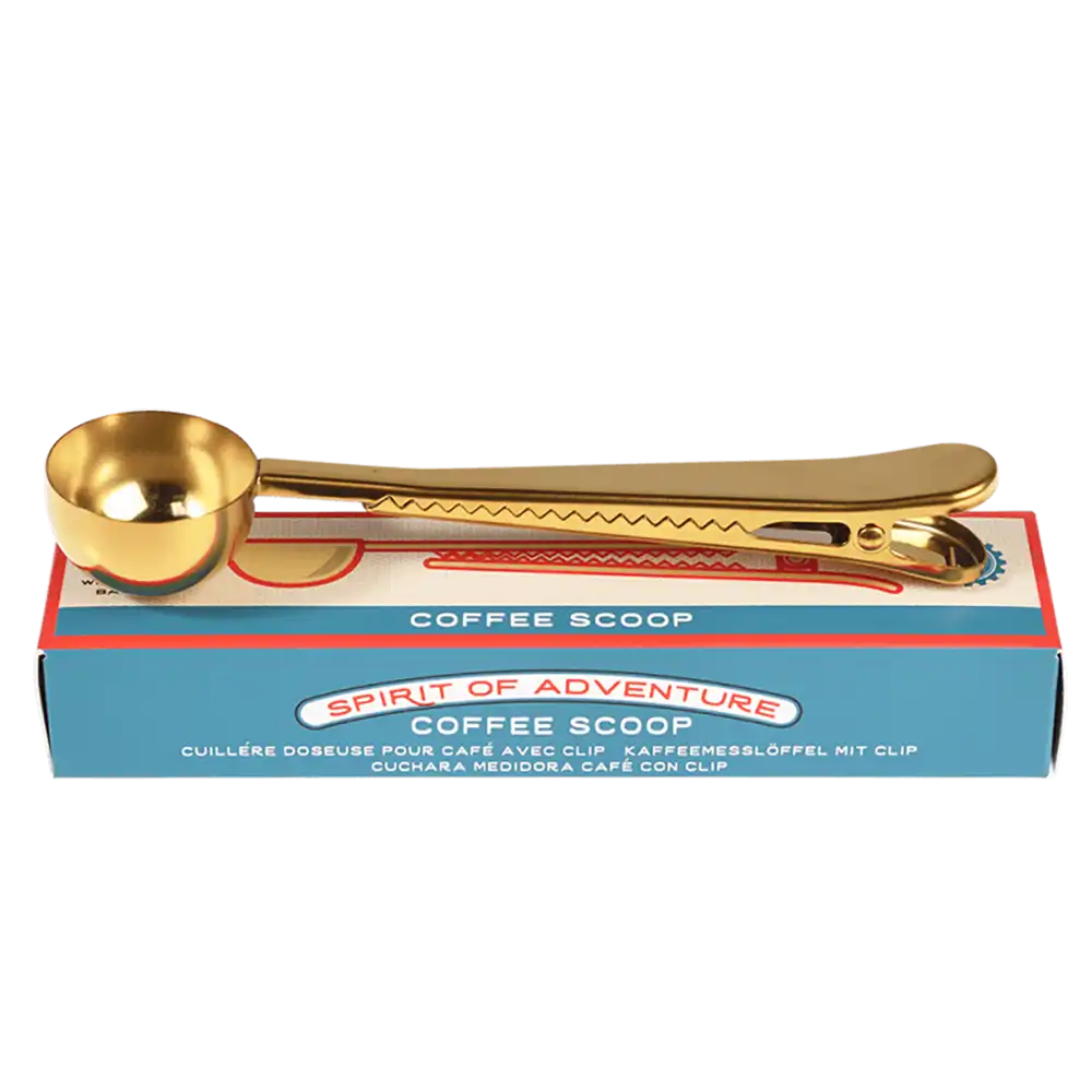 Coffee Scoop with Clip - Gold