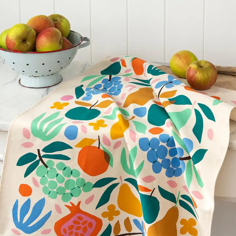 100% Cotton Tea Towel - Fruits de Provence