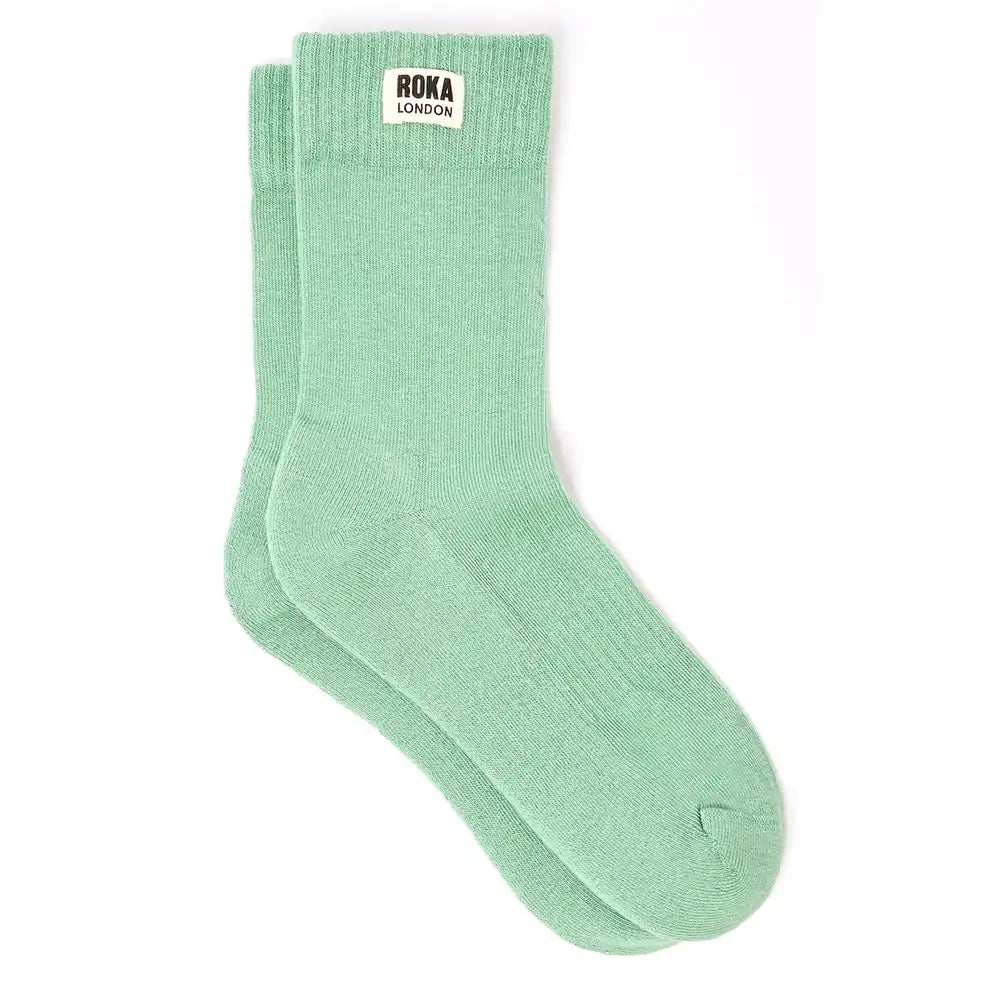 Wimbledon Crew Cotton Socks - Matcha