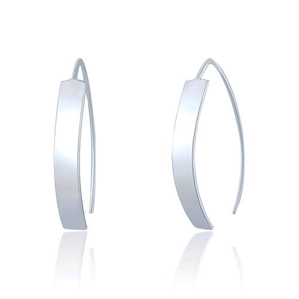 Spoke925 Anya Short Silver Earrings