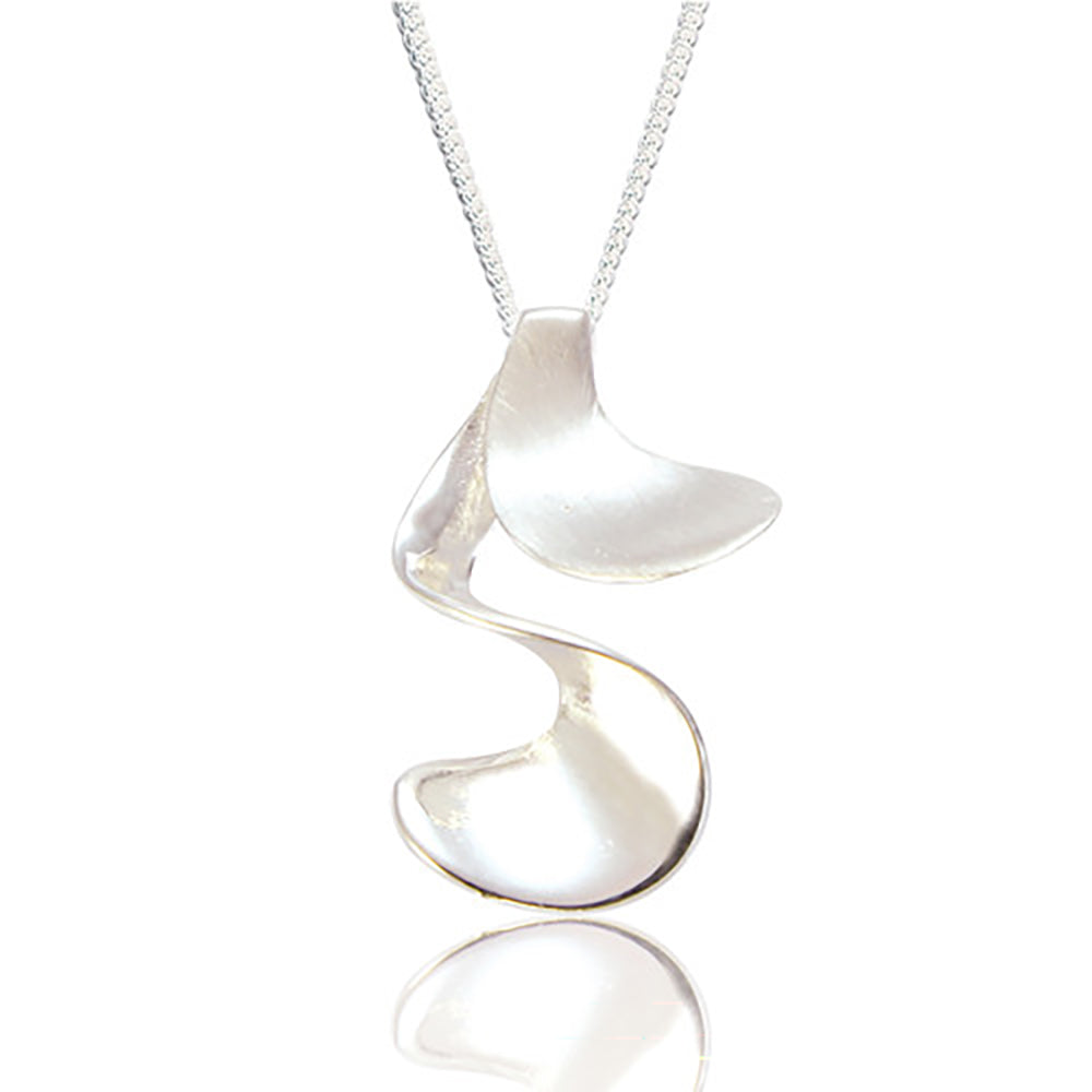 Spok Leila Silver Squiggle Necklace