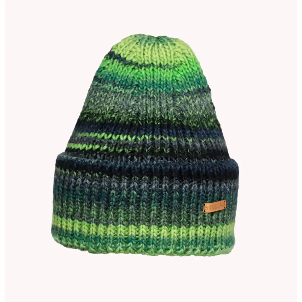 Zoya Wool Beanie Hat - Green