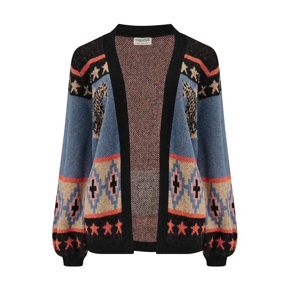 Yvette Open Front Cardigan - Climbing Tigers