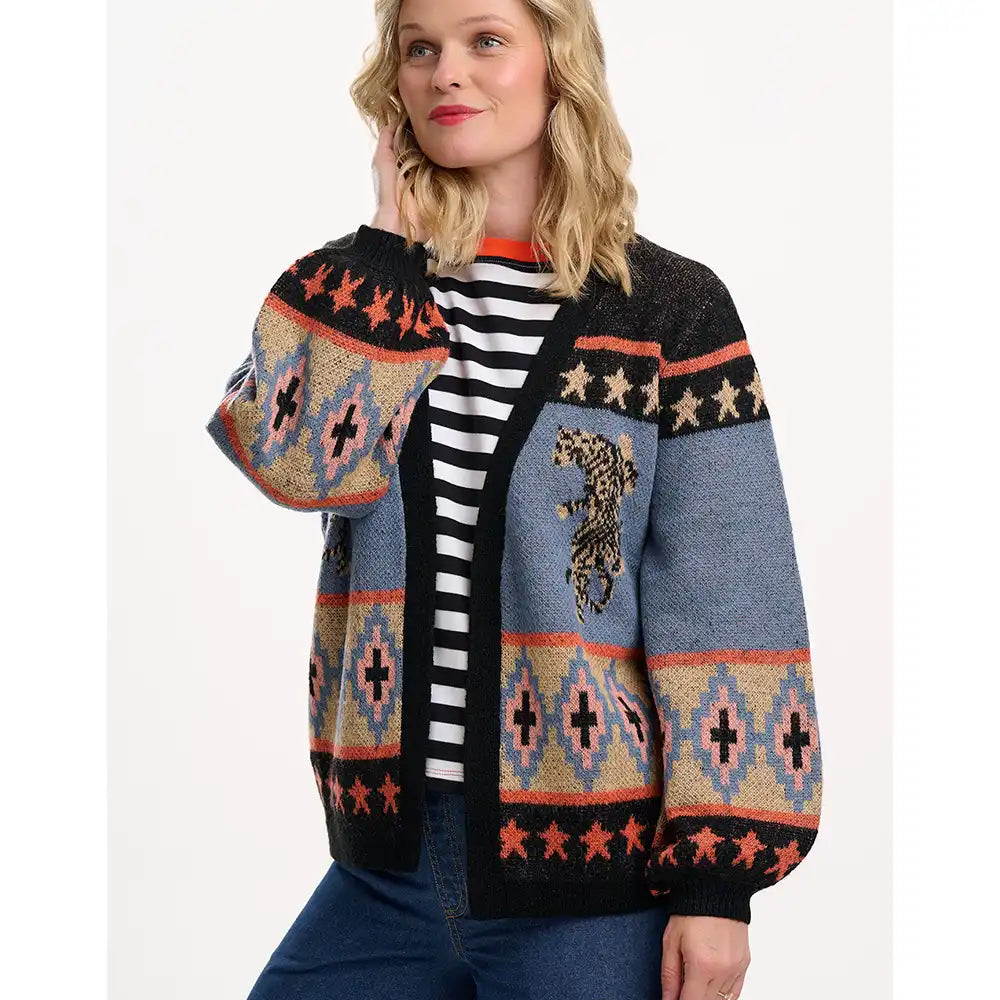 Yvette Open Front Cardigan - Climbing Tigers