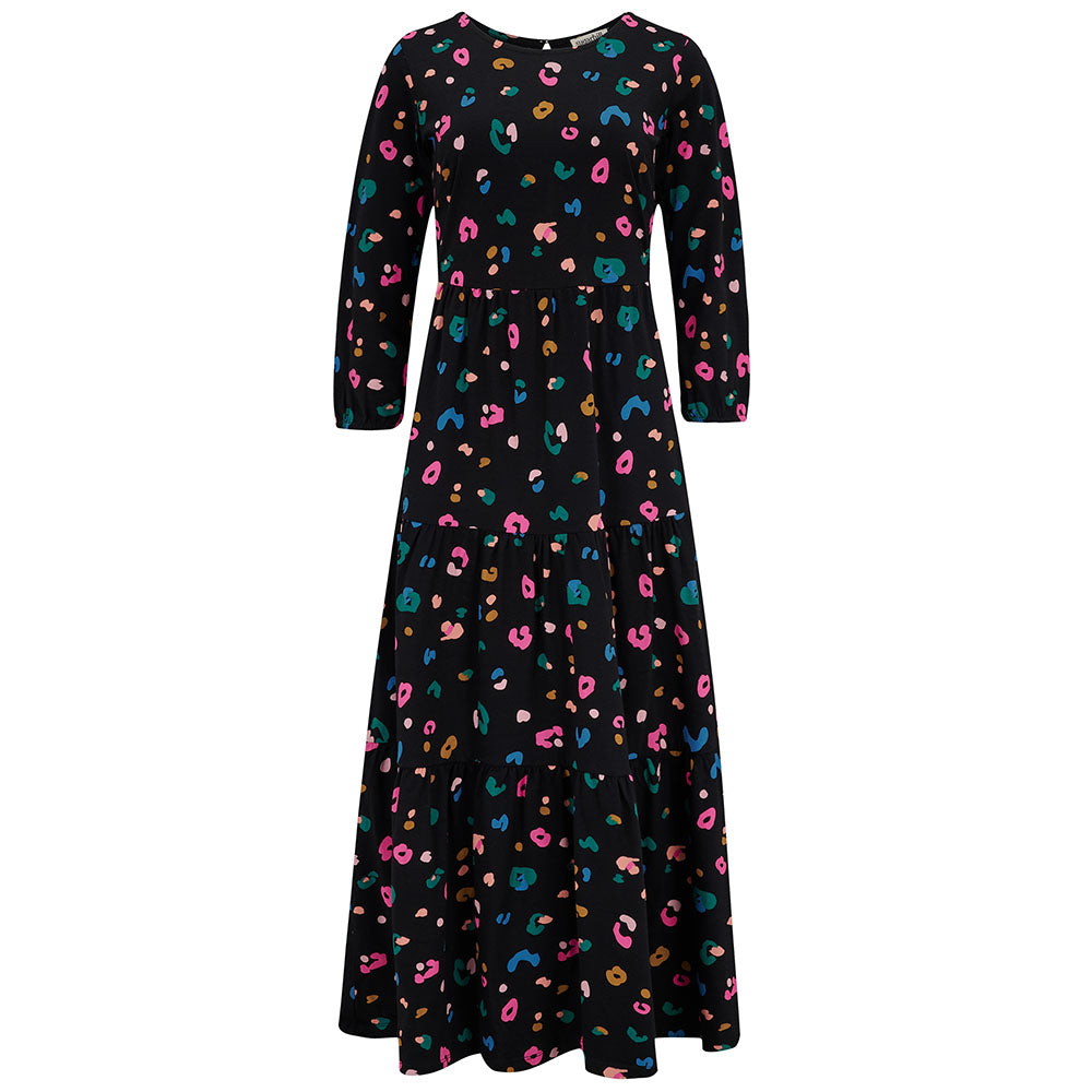 Multicoloured Leopard Spot Dress