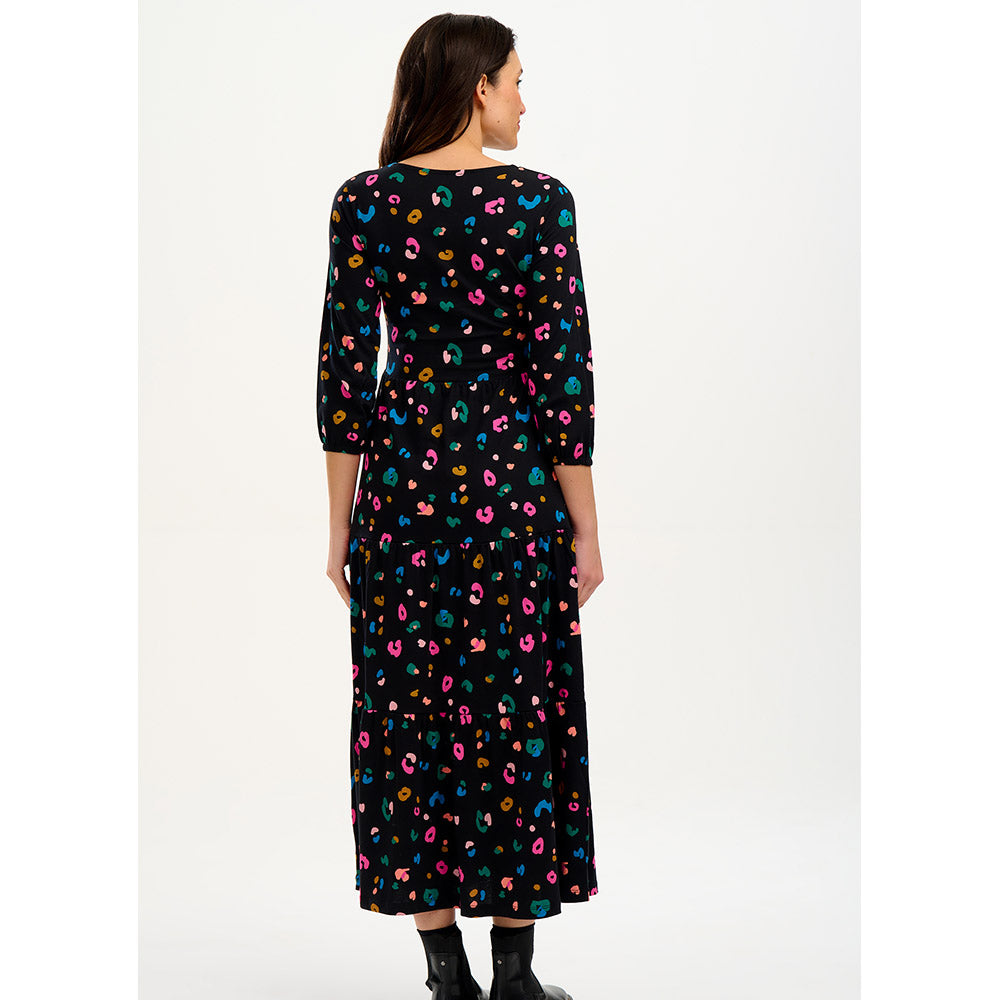 Multicoloured Leopard Spot Dress