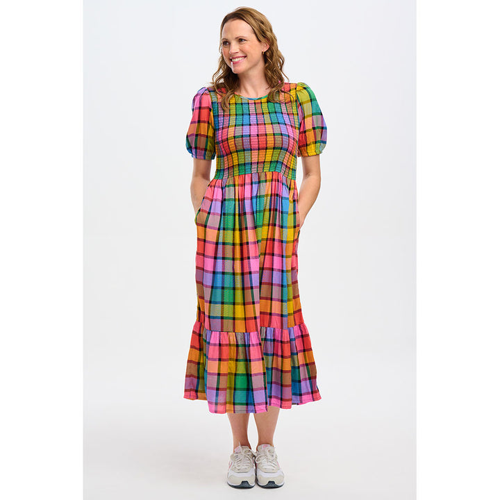 Sugarhill Yolanda Multicoloured Check Dress