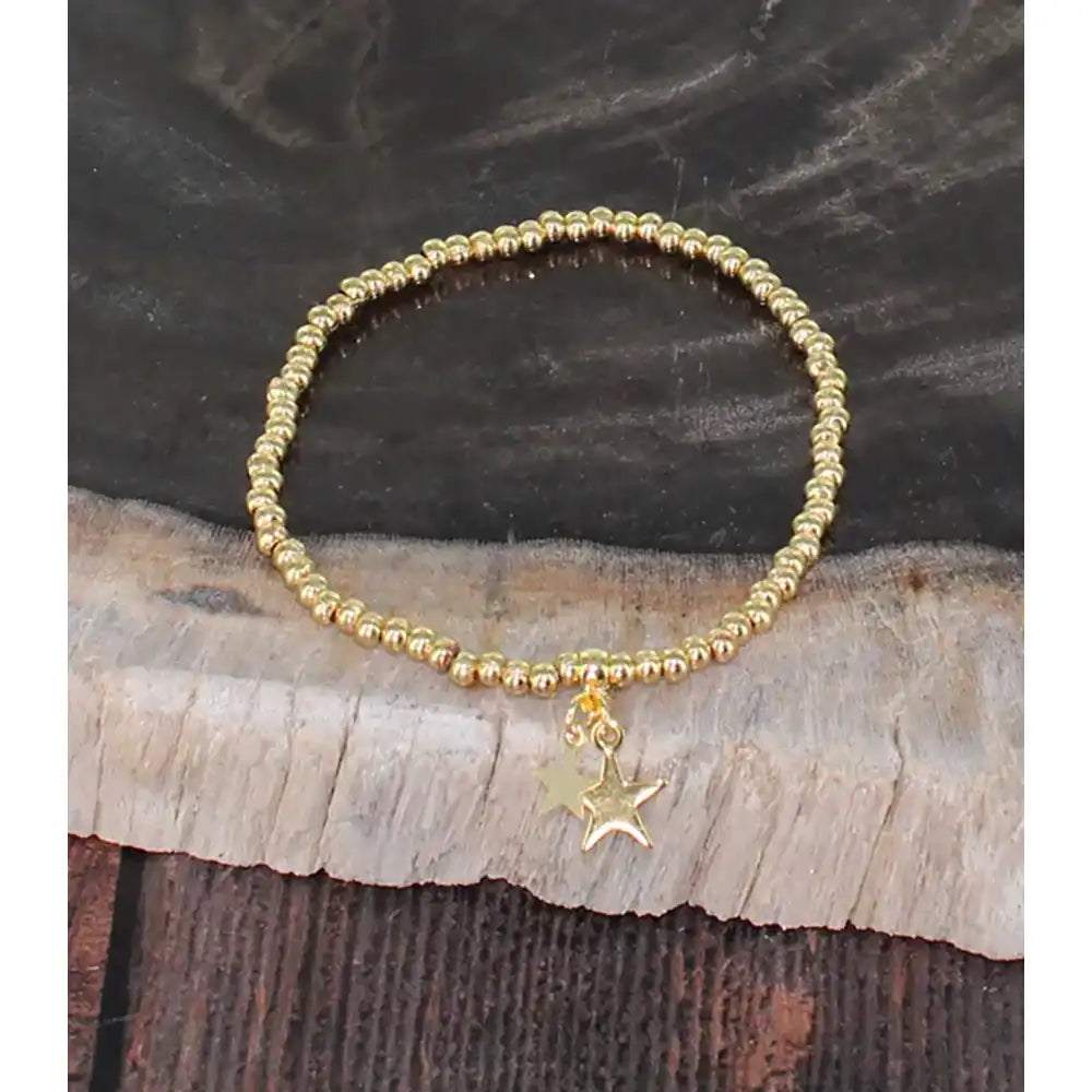 Star Charm Bracelet - Gold