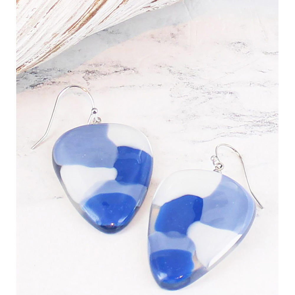 Suzie Blue Blue Resin Earrings