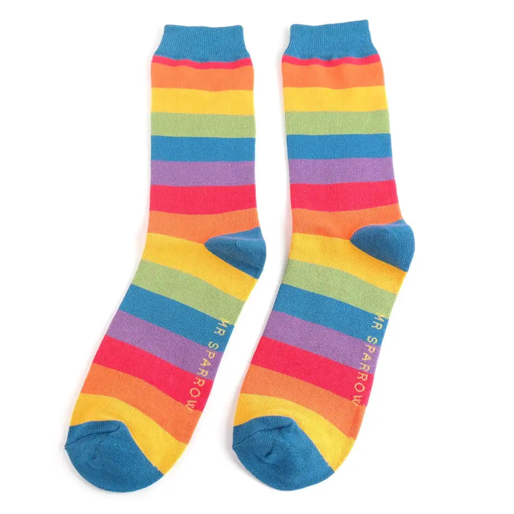 7-11 Thick Rainbow Stripes Socks