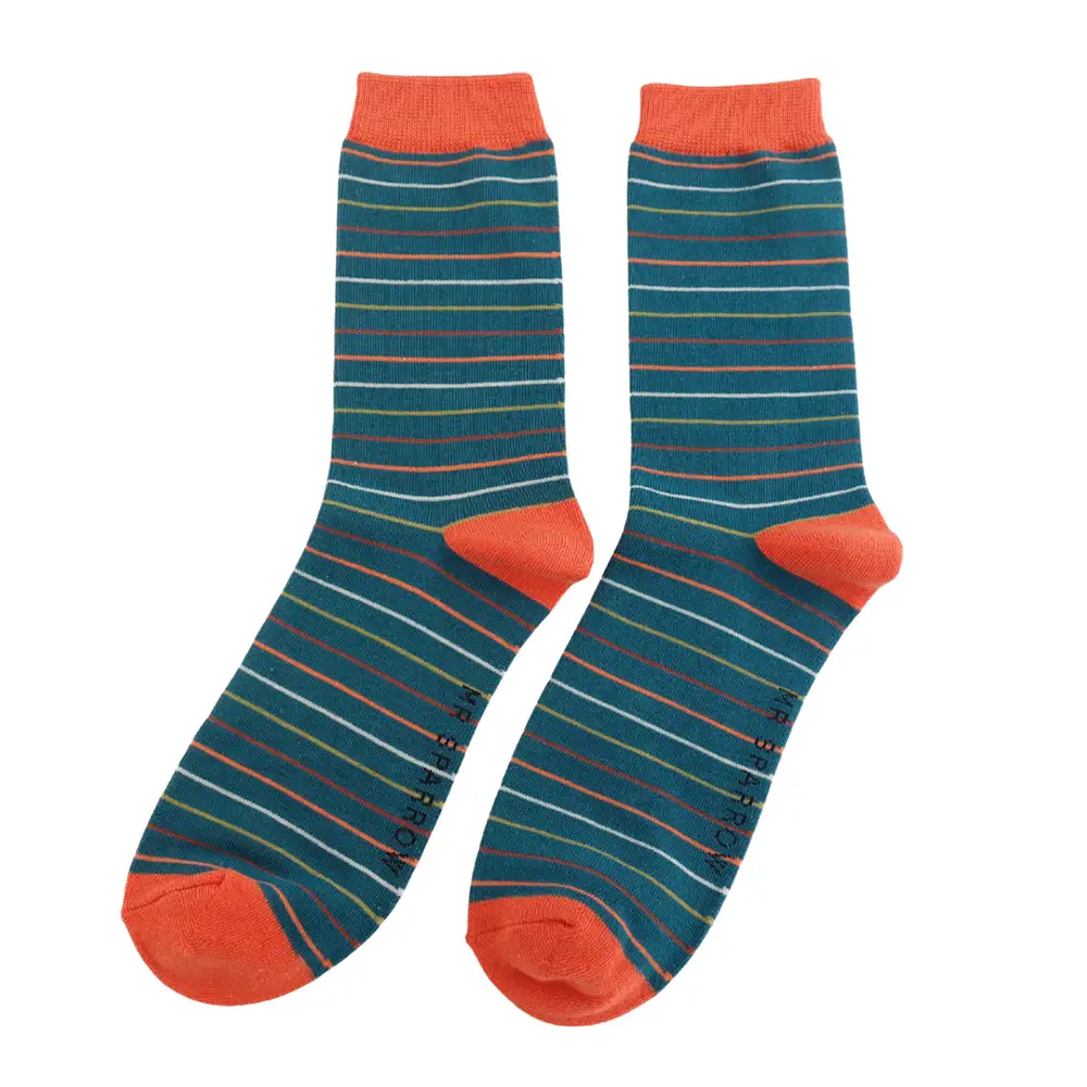 7-11 Thin Stripes Teal