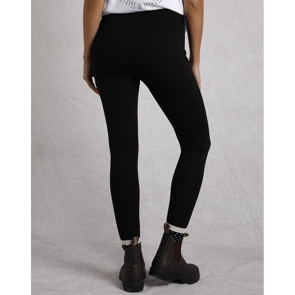 High Waisted Hiking Leggings - Black